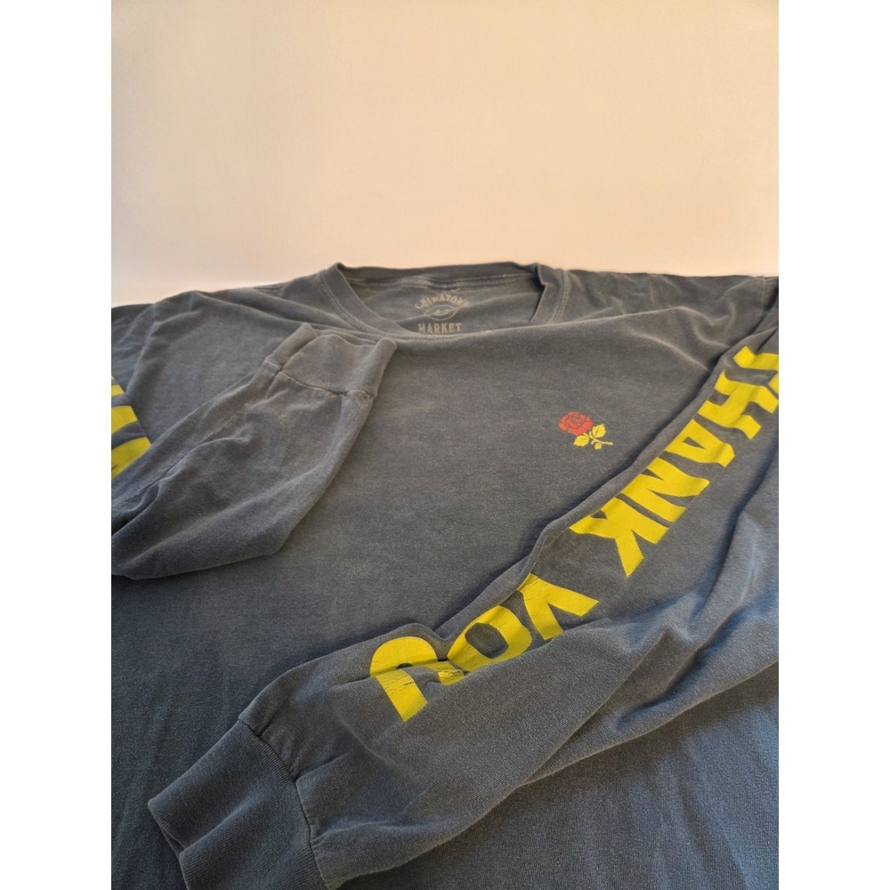 Chinatown Market Thank You Have A Nice Day Graphic T-shirt Men Blue Large